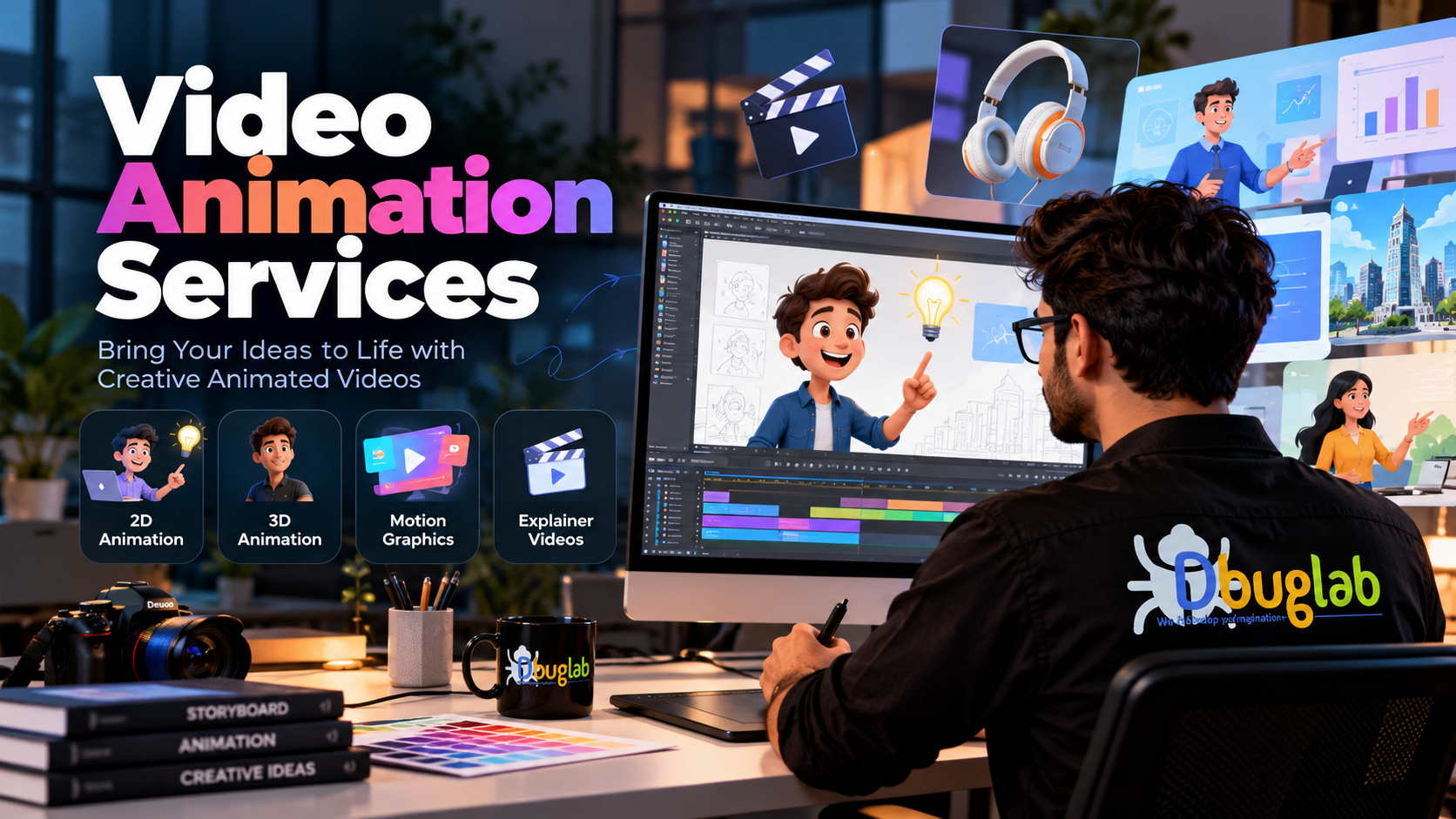 Video Animation Services to Grow Your Business | Dbug Lab